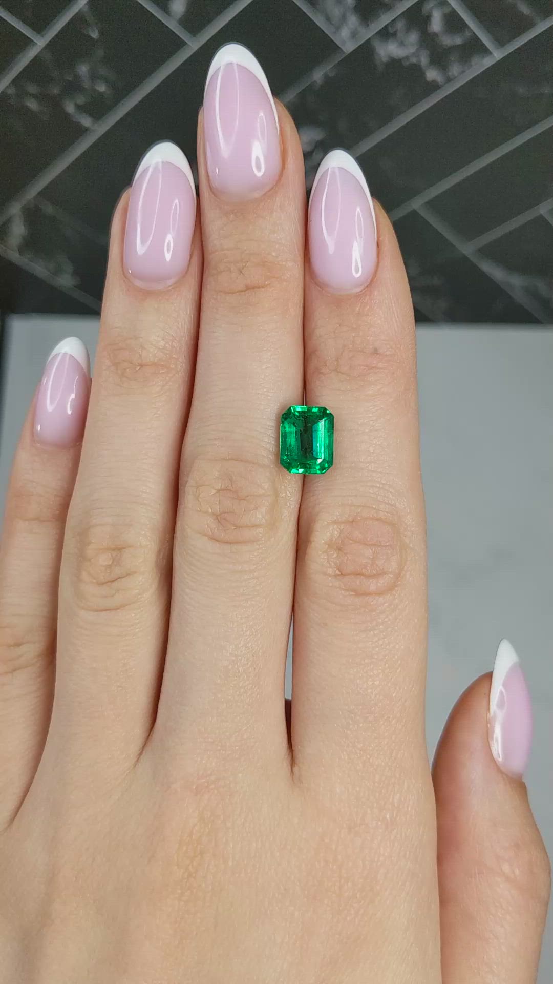 2.75 Ct. Emerald from Zambia Size Video
