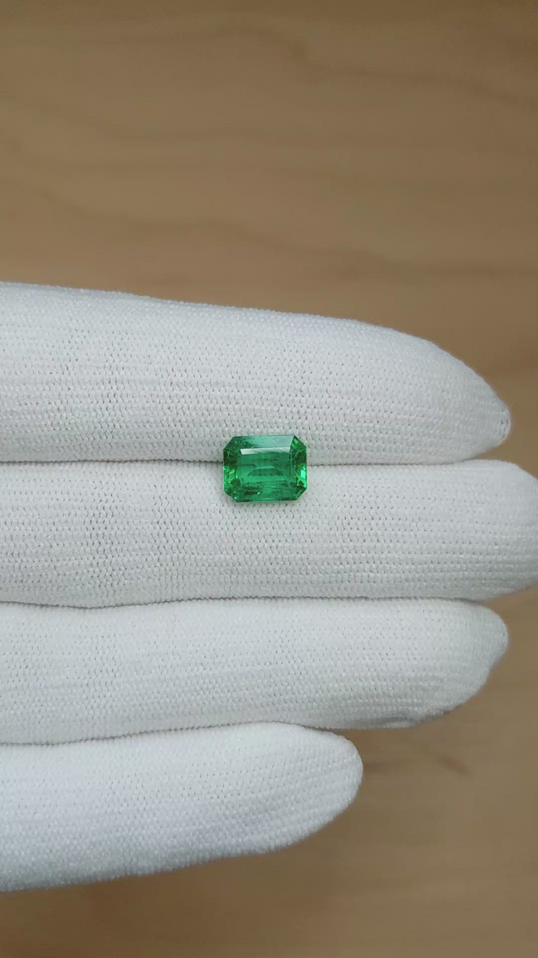 2.75 Ct. Emerald from Zambia Size Video