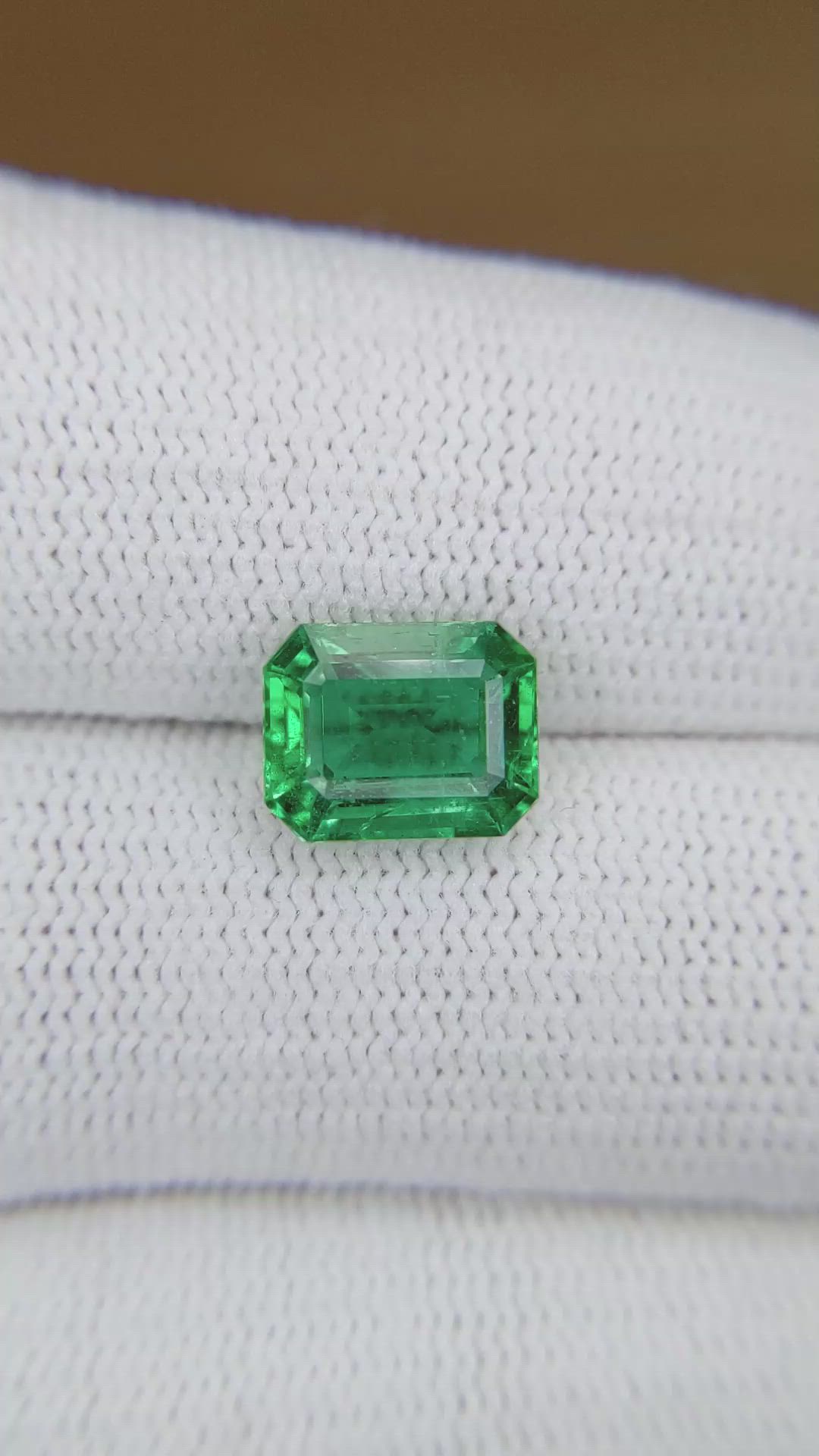 2.75 Ct. Emerald from Zambia Size Video