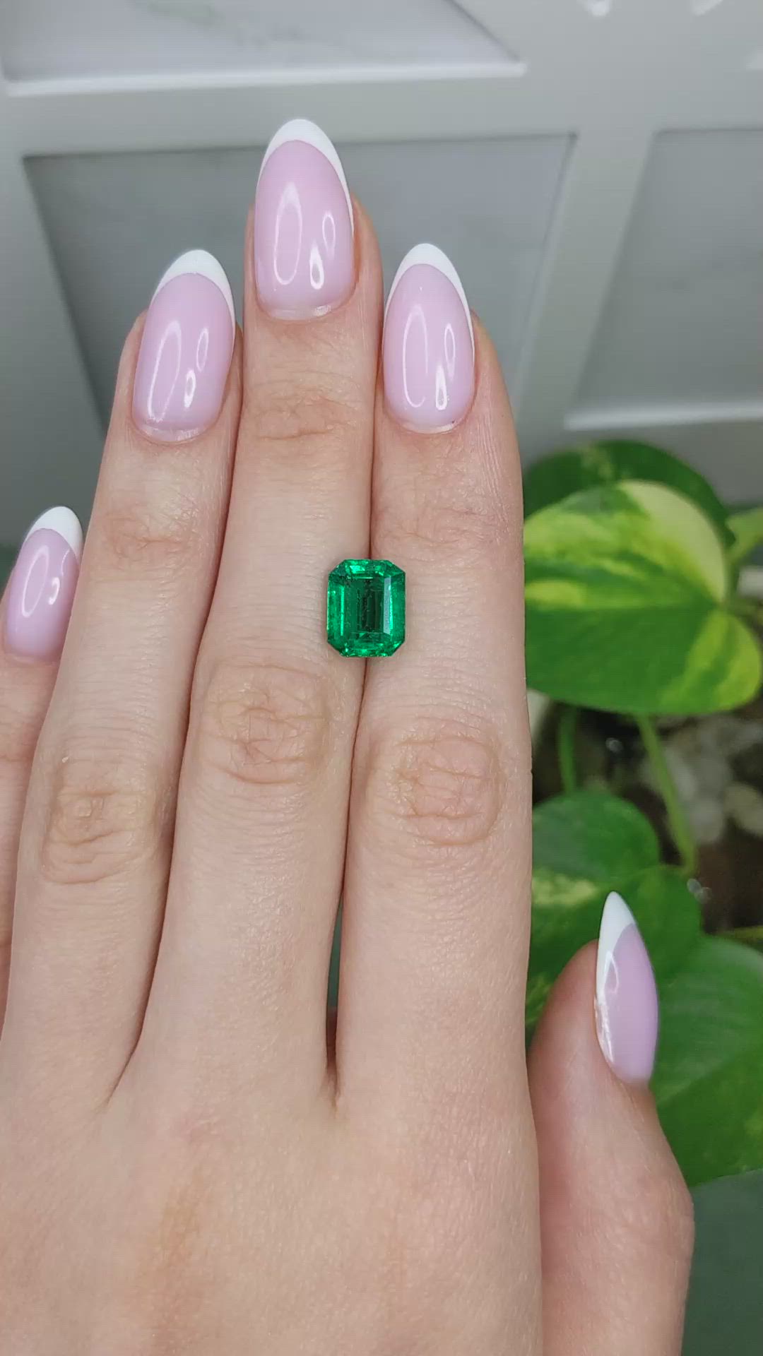 3.15 Ct. Emerald from Zambia Size Video