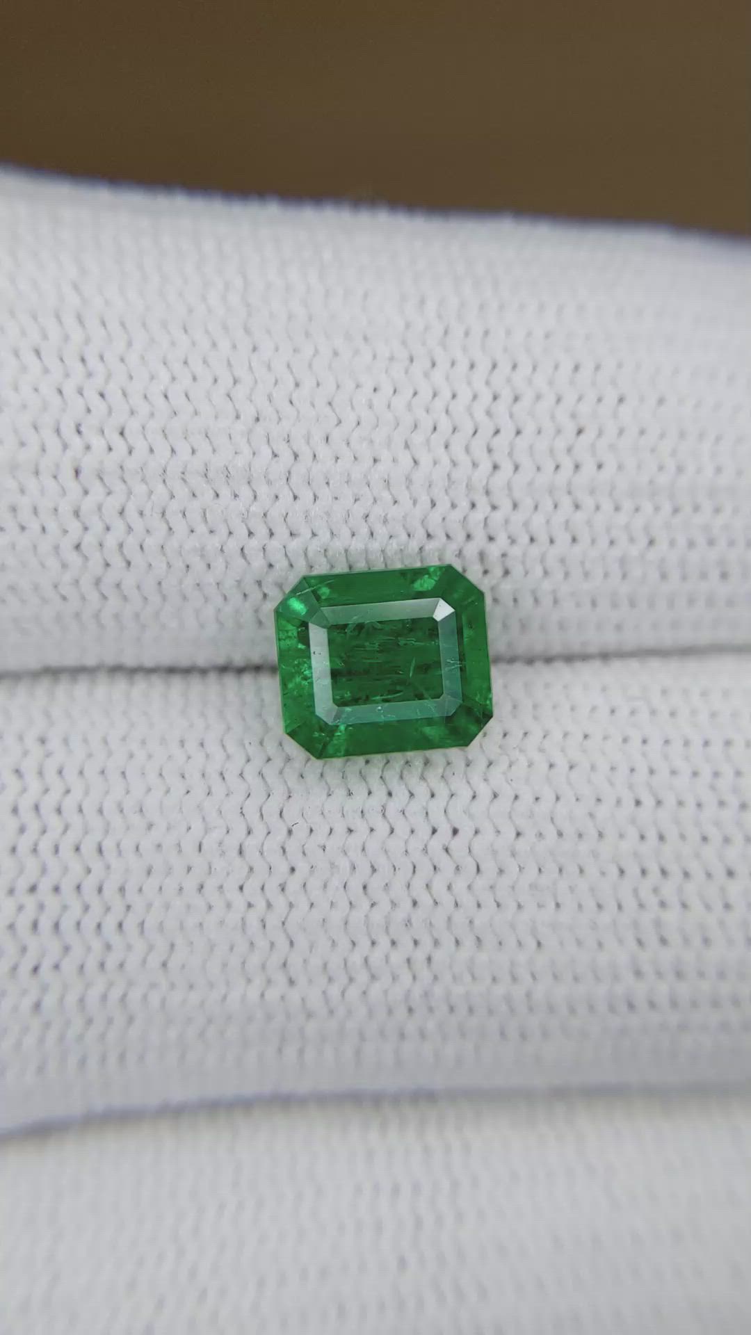 1.88 Ct. Emerald from Colombia Size Video