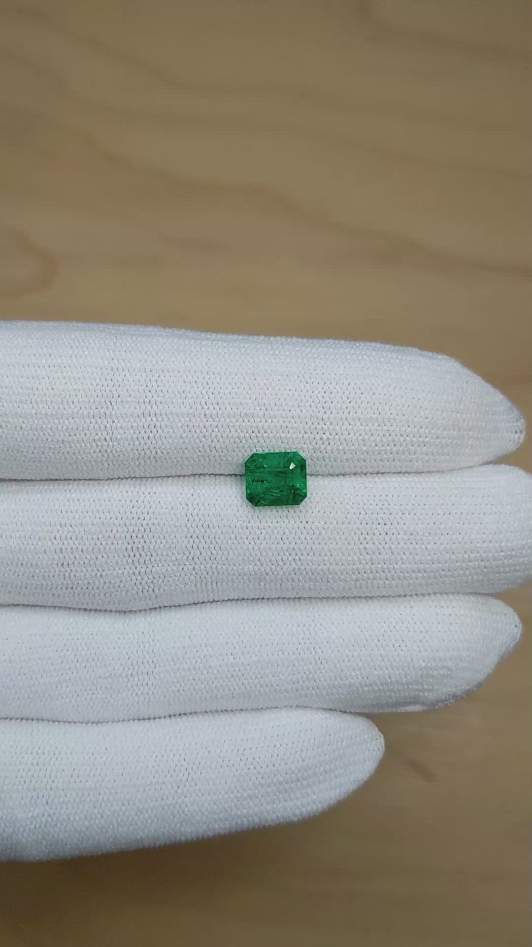 1.88 Ct. Emerald from Colombia Size Video