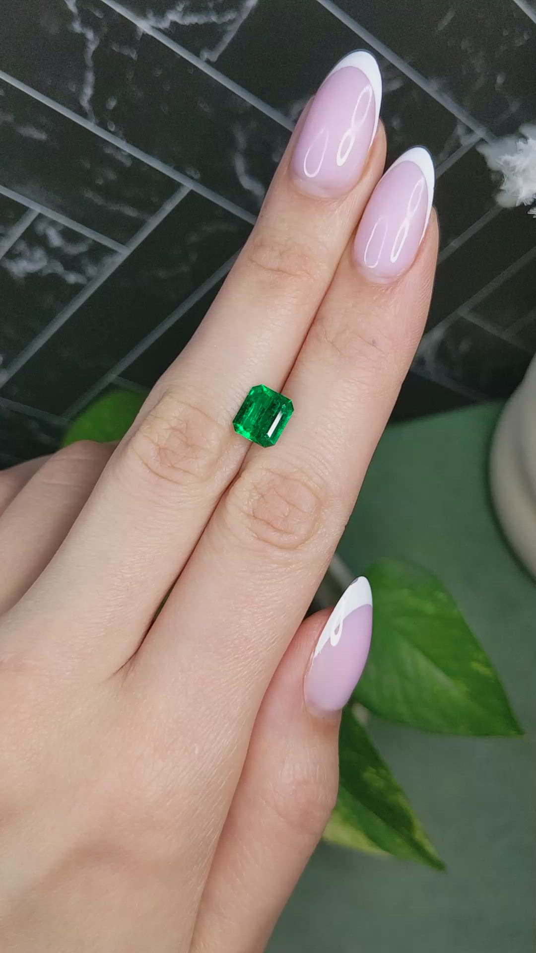 1.62 Ct. Emerald from Colombia Size Video