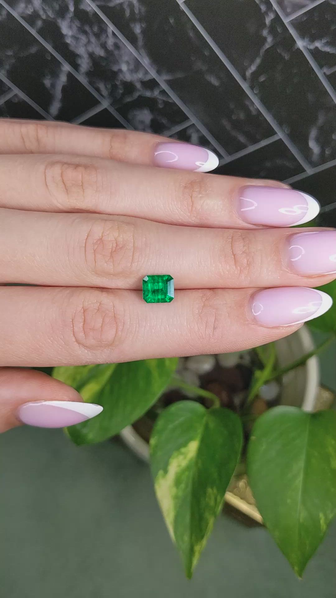 1.56 Ct. Emerald from Colombia Size Video