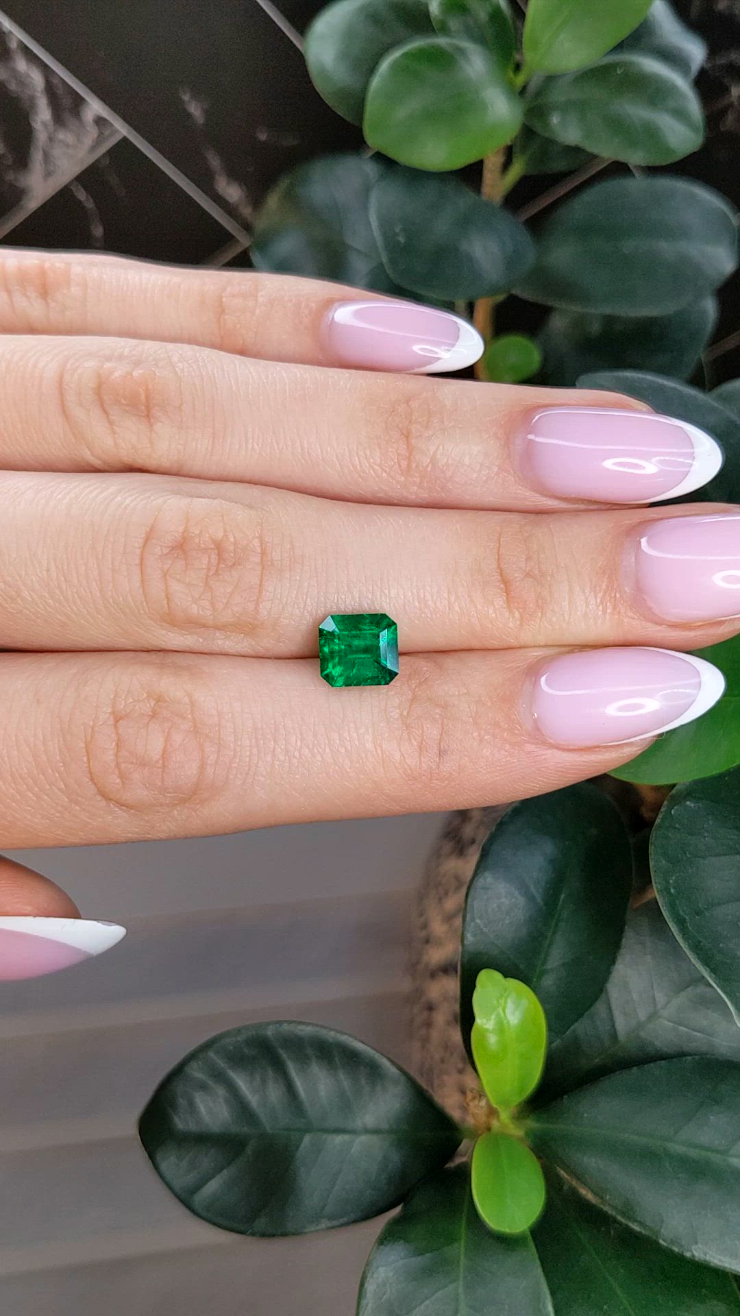 1.73 Ct. Emerald from Colombia Size Video
