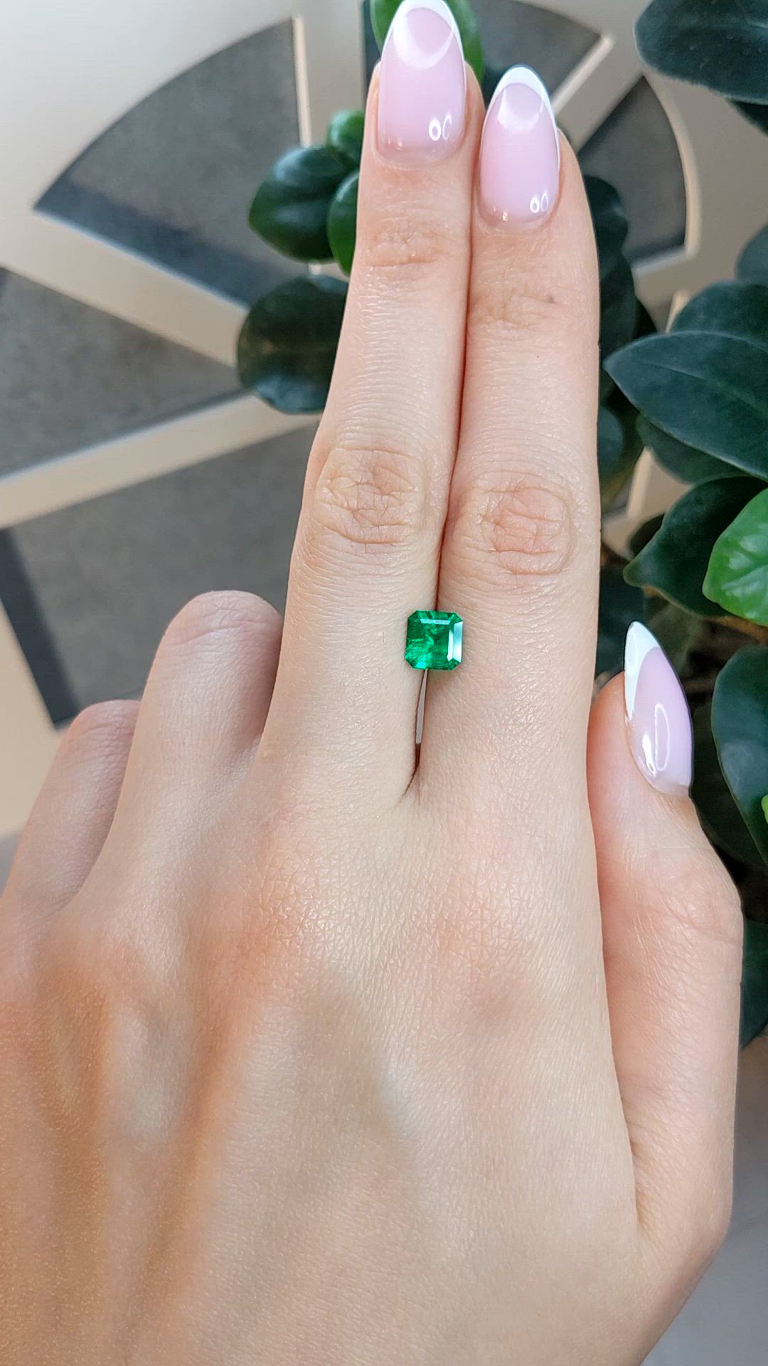 1.23 Ct. Emerald from Colombia Size Video