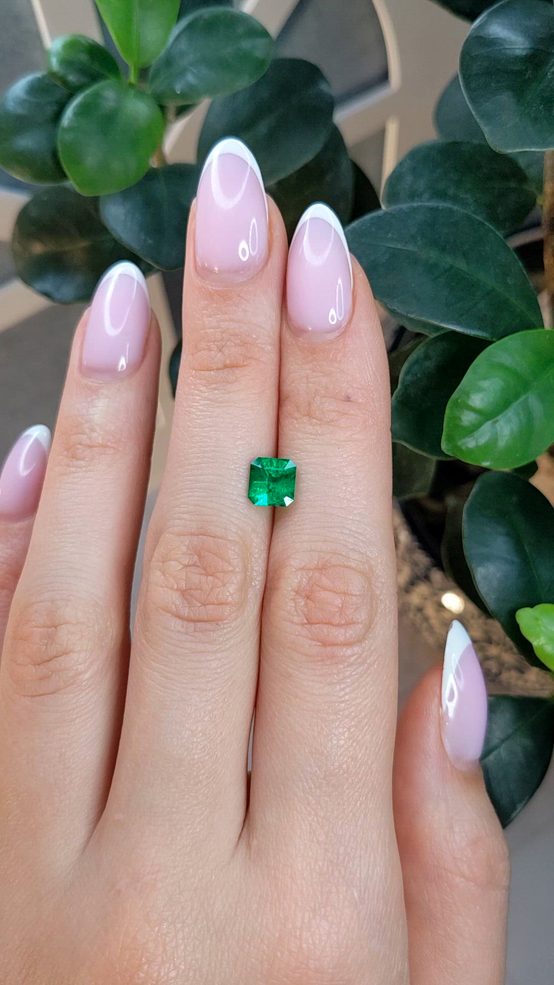 1.23 Ct. Emerald from Colombia Size Video