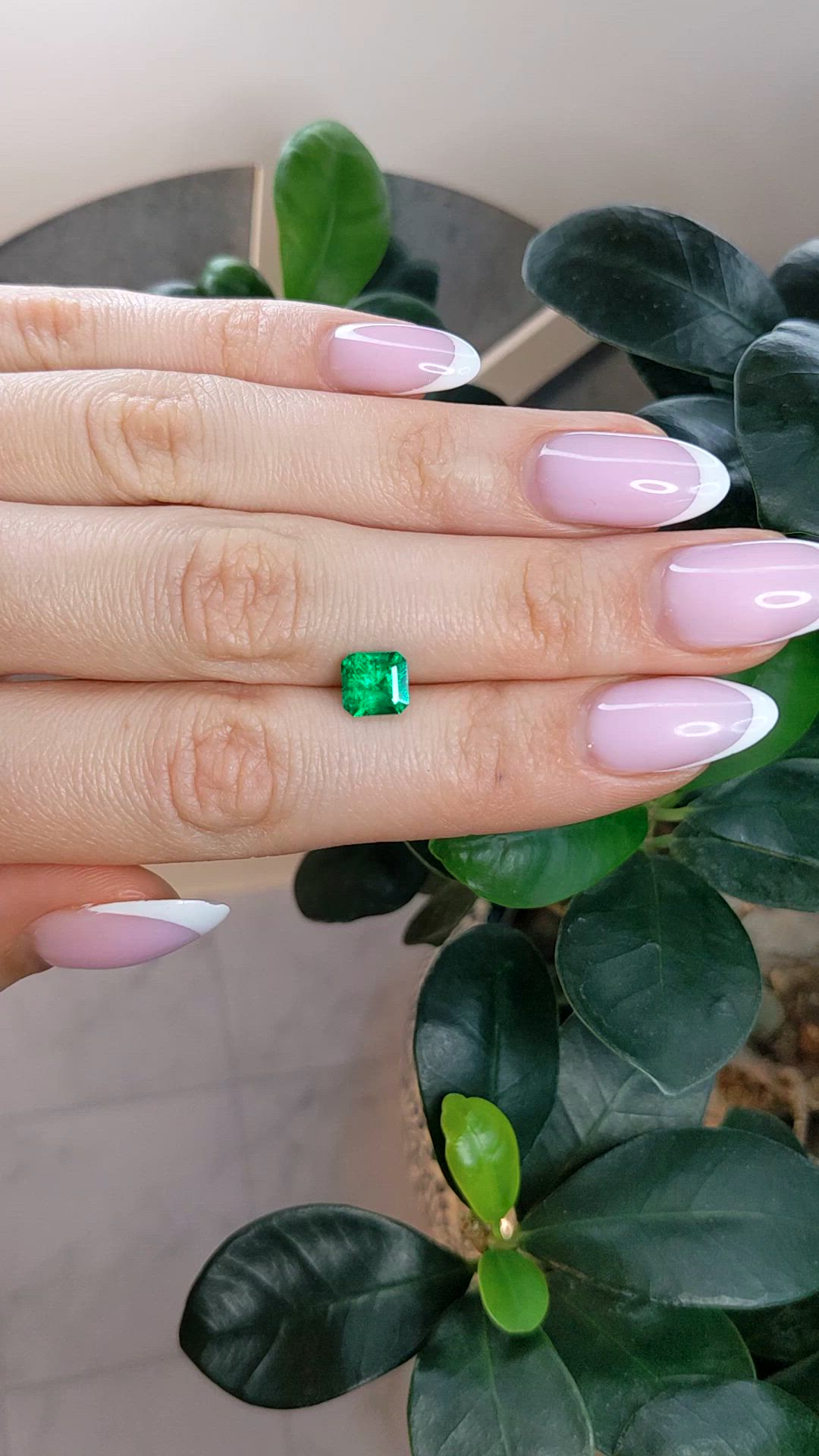 1.23 Ct. Emerald from Colombia Size Video