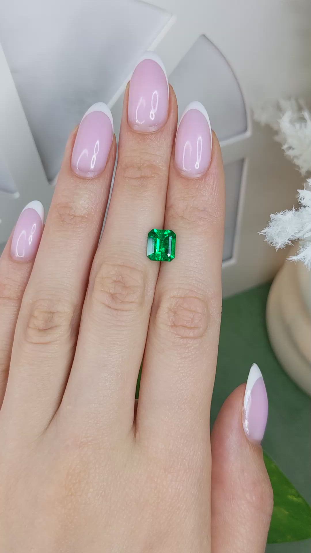 1.79 Ct. Emerald from Colombia Size Video
