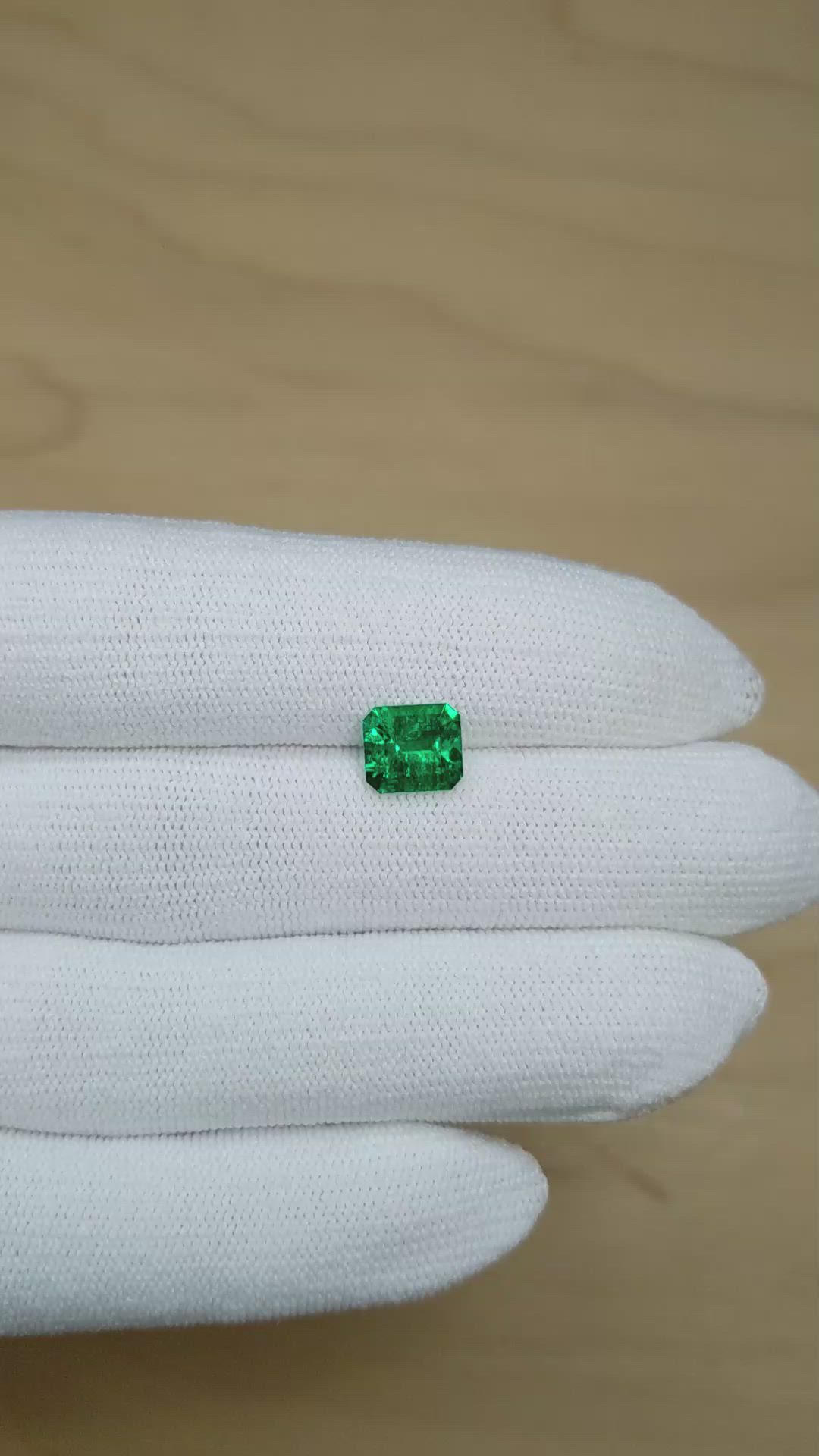 1.79 Ct. Emerald from Colombia Size Video