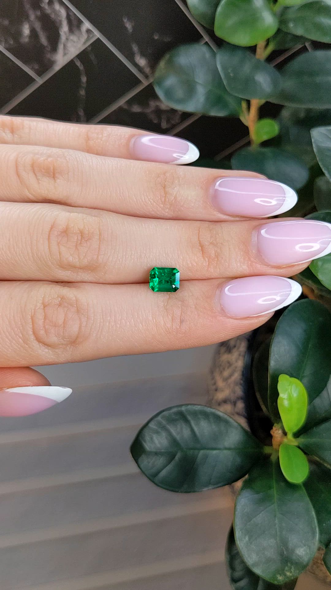 1.14 Ct. Emerald from Colombia Size Video