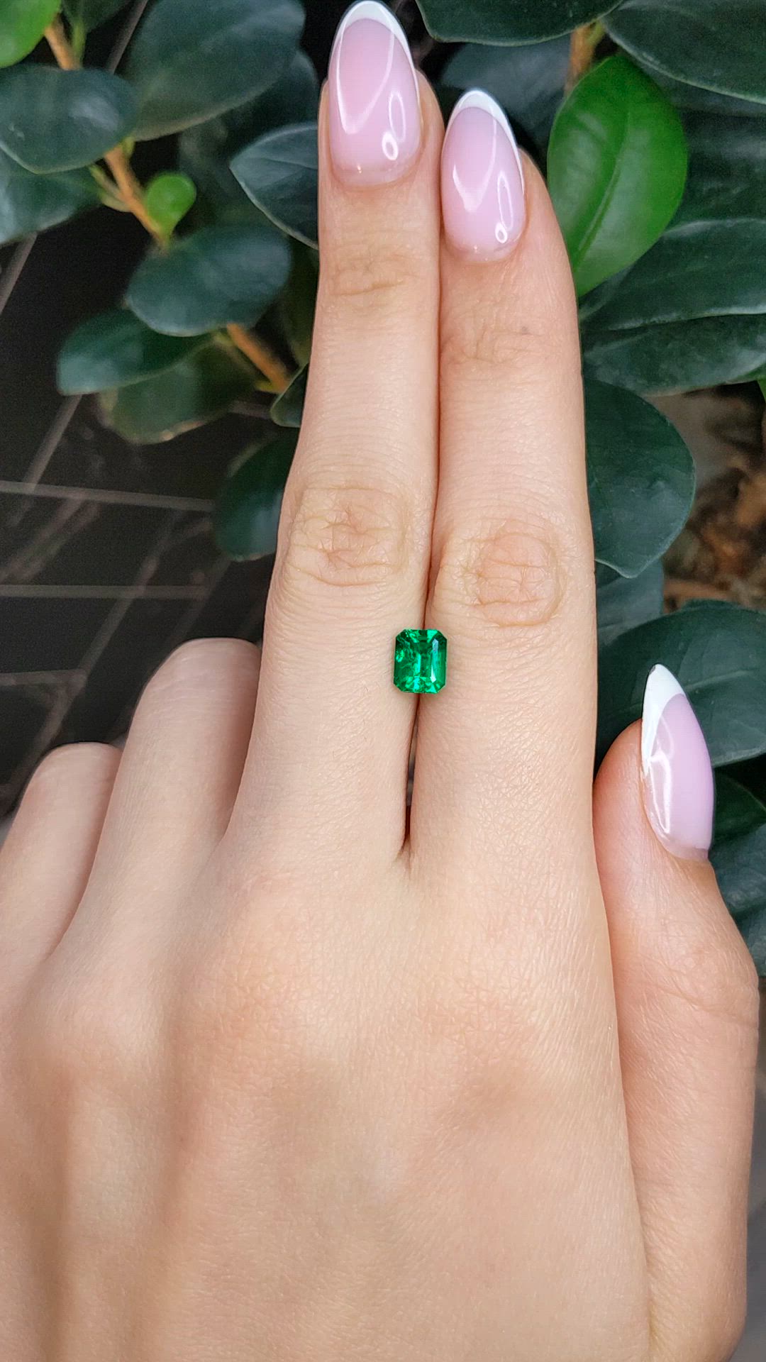 1.14 Ct. Emerald from Colombia Size Video
