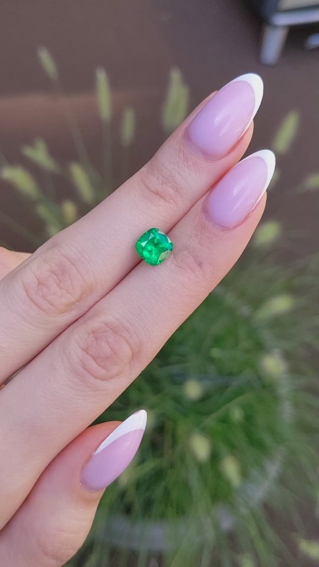 1.57 Ct. Emerald from Colombia Size Video