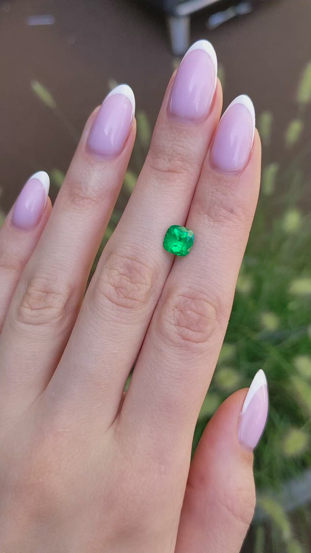 1.57 Ct. Emerald from Colombia Size Video