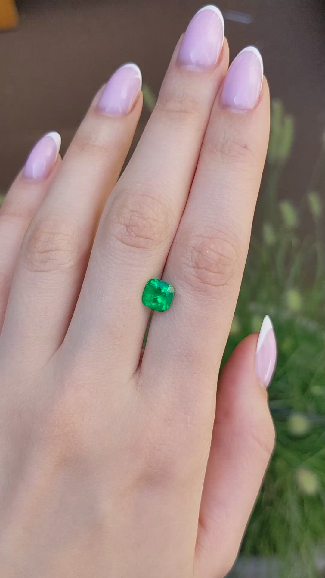 1.57 Ct. Emerald from Colombia Size Video