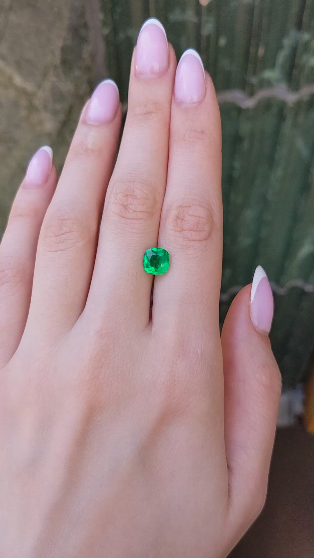 1.75 Ct. Emerald from Colombia Size Video