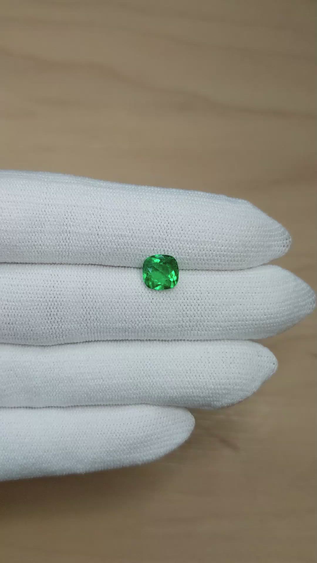 1.75 Ct. Emerald from Colombia Size Video