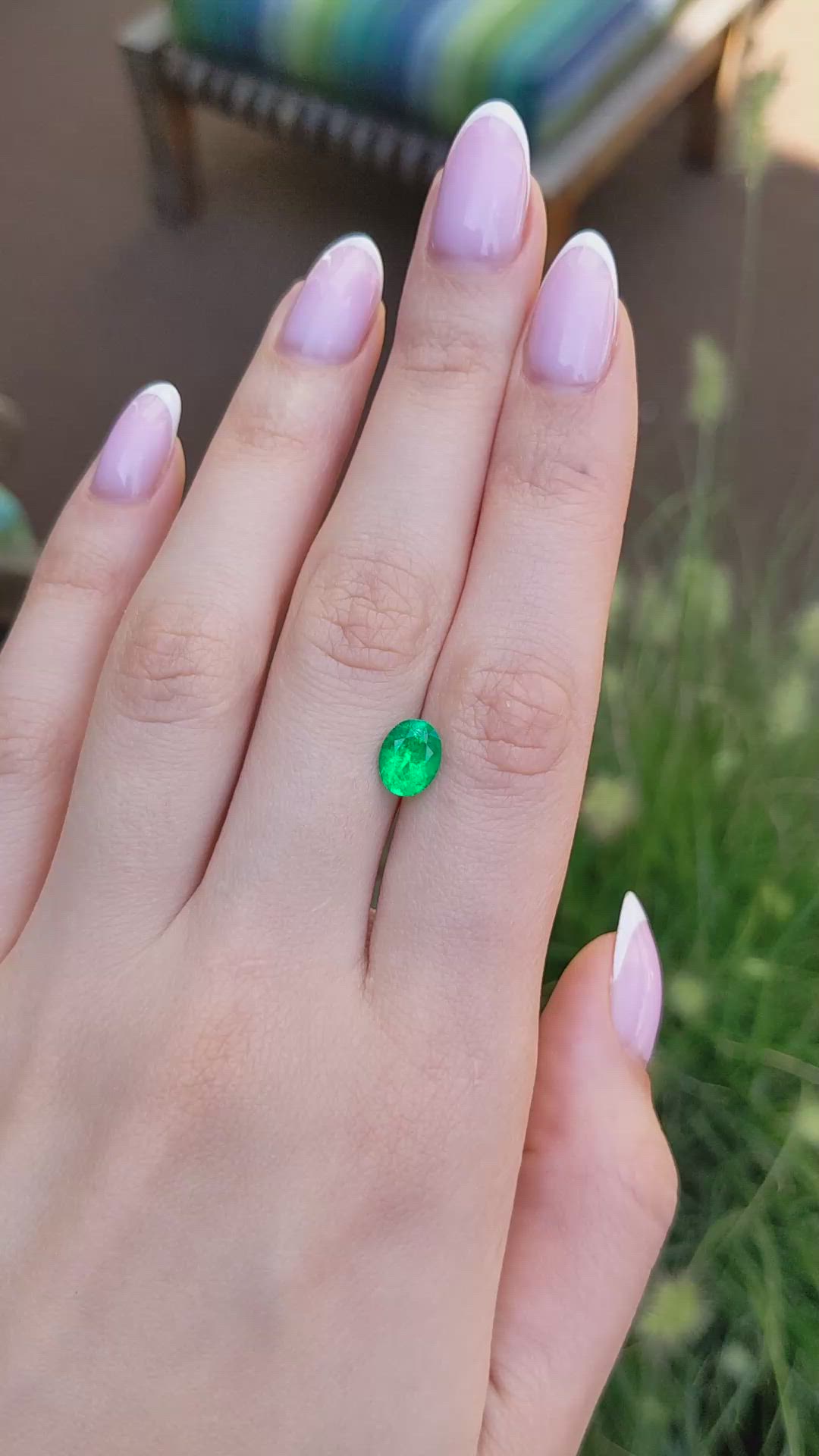 1.42 Ct. Emerald from Colombia Size Video