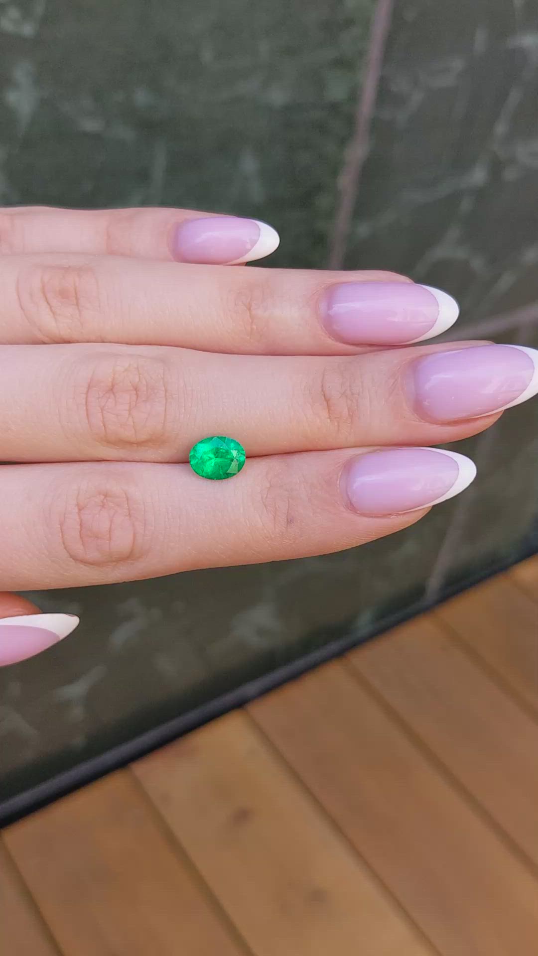 1.42 Ct. Emerald from Colombia Size Video