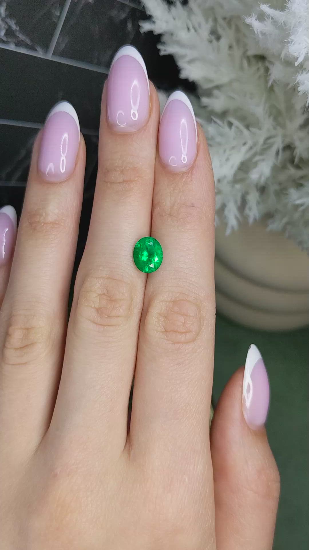 1.75 Ct. Emerald from Colombia Size Video