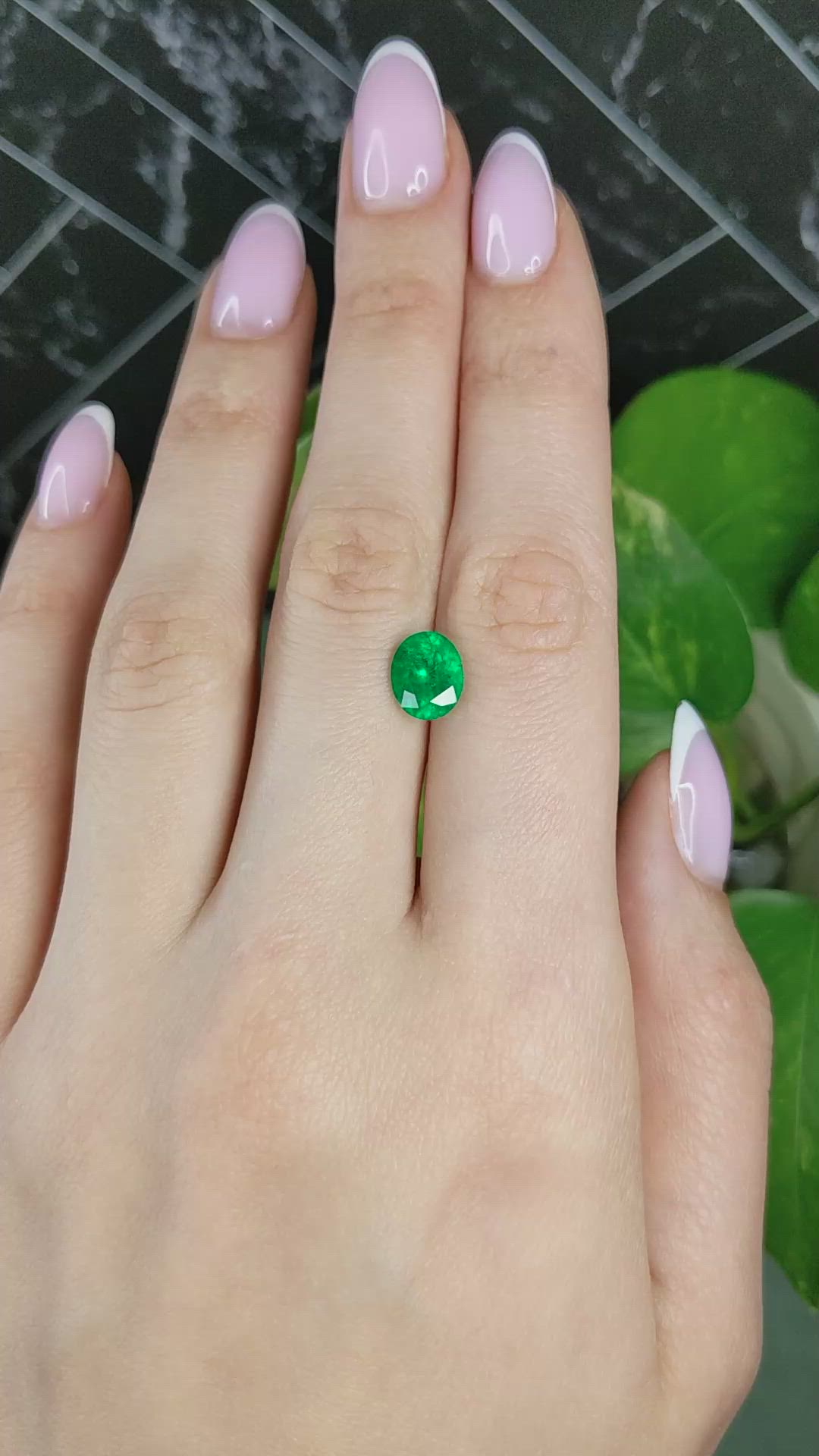 1.75 Ct. Emerald from Colombia Size Video