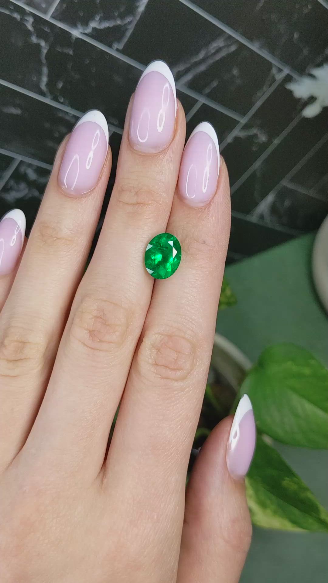 3.05 Ct. Emerald from Colombia Size Video