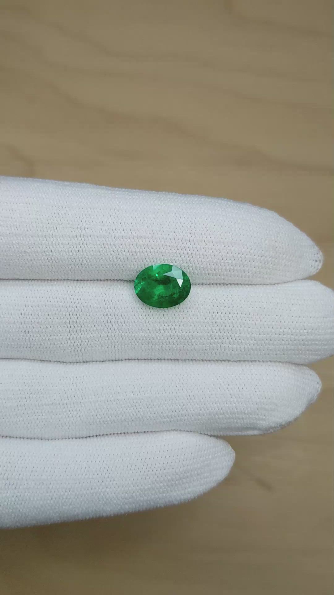 3.05 Ct. Emerald from Colombia Size Video