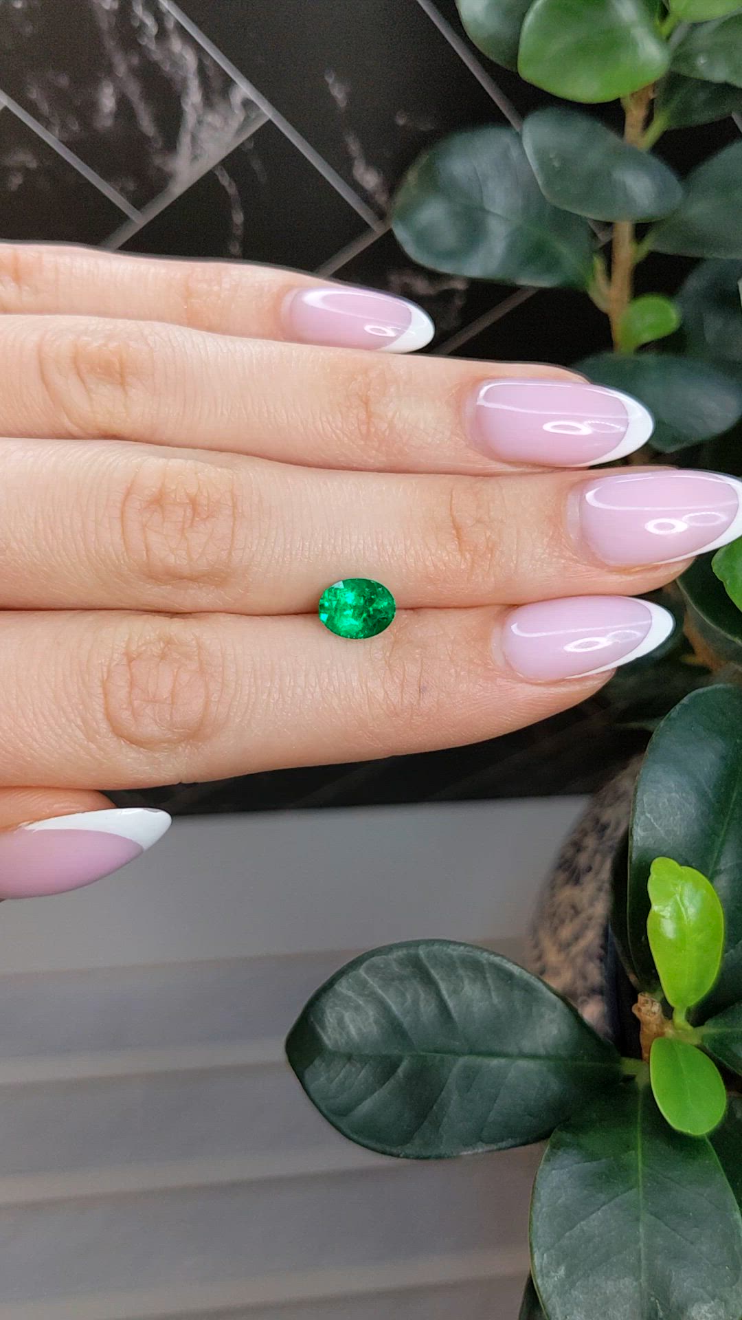 1.25 Ct. Emerald from Colombia Size Video
