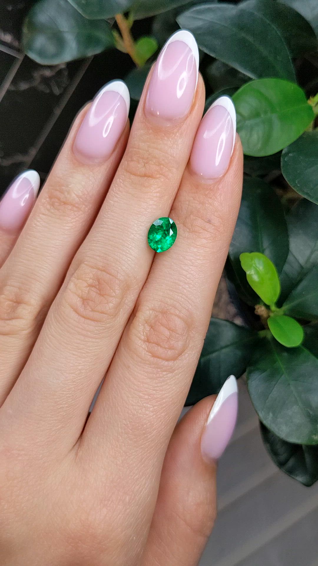 1.25 Ct. Emerald from Colombia Size Video