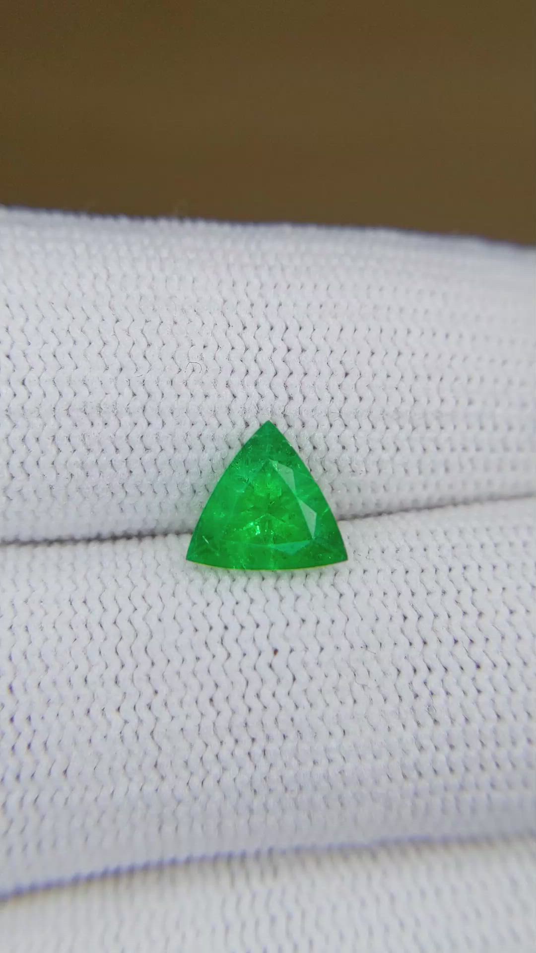 1.07 Ct. Emerald from Colombia Size Video