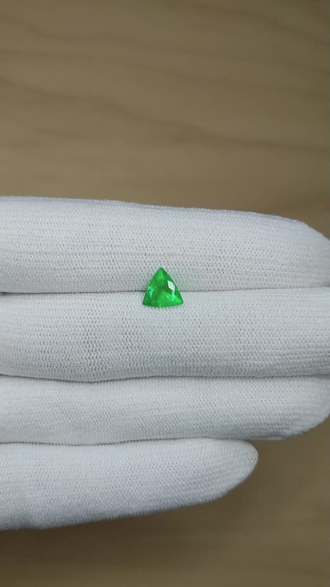 1.07 Ct. Emerald from Colombia Size Video