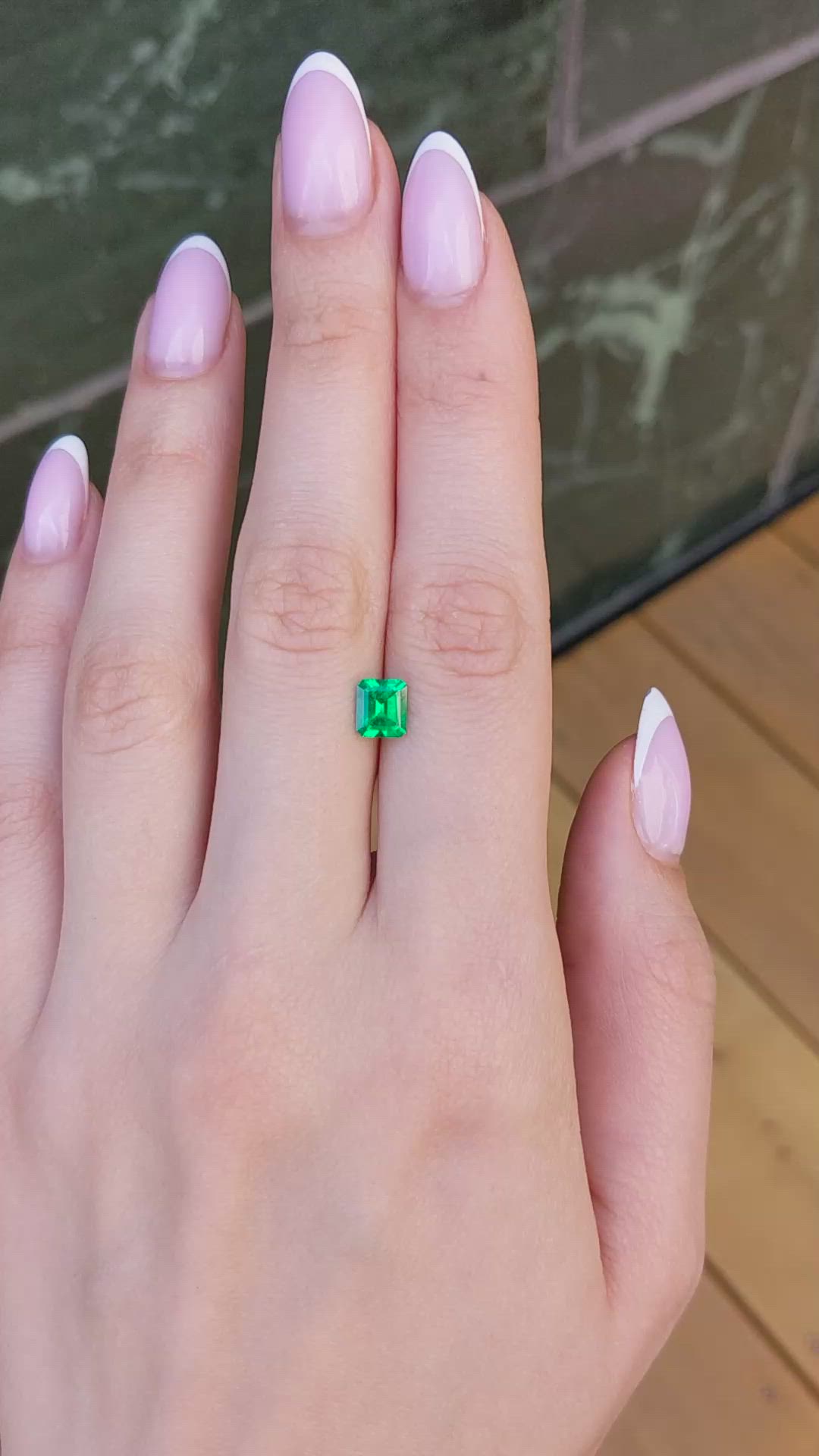 1.46 Ct. Emerald from Colombia Size Video