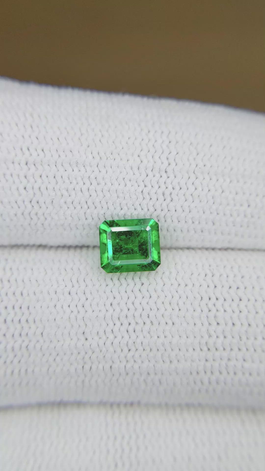 1.46 Ct. Emerald from Colombia Size Video