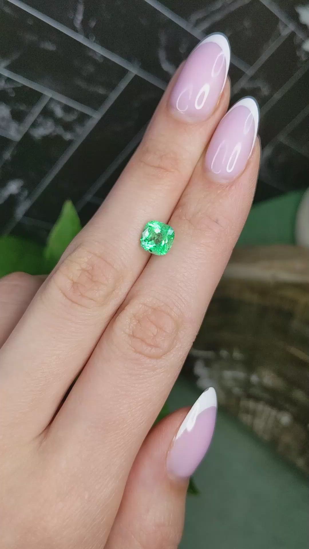 1.55 Ct. Emerald from Colombia Size Video
