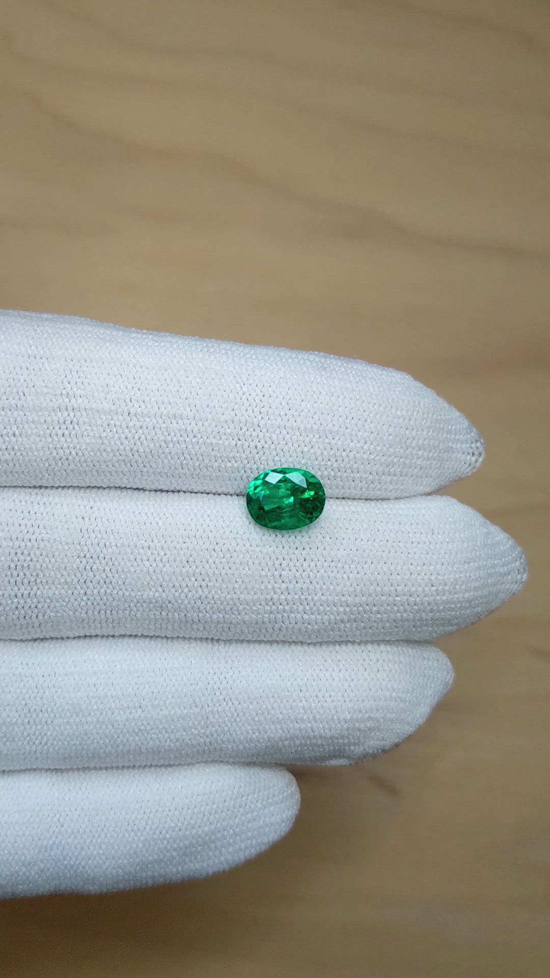 2.09 Ct. Emerald from Colombia Size Video