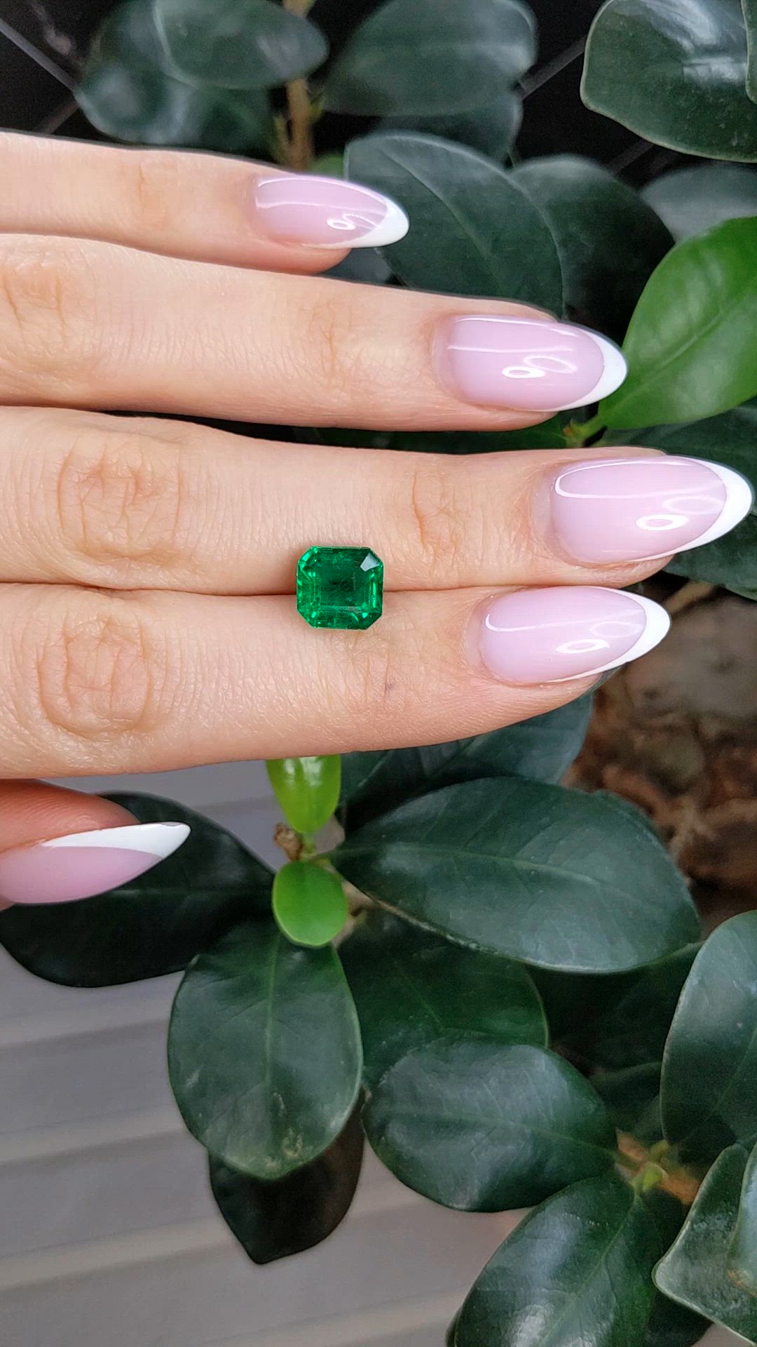 2.70 Ct. Emerald from Zambia Size Video