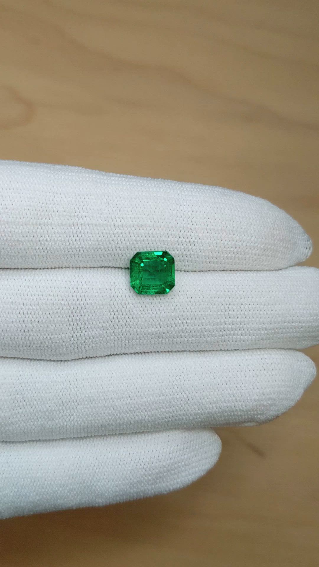 2.70 Ct. Emerald from Zambia Size Video
