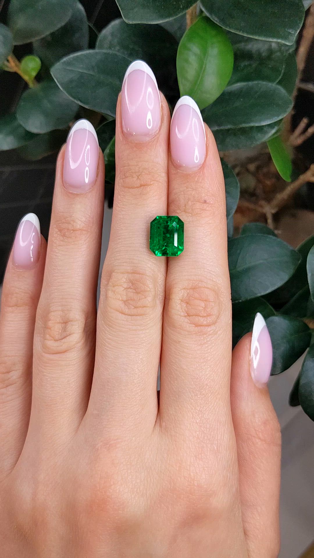 5.43 Ct. Emerald from Zambia Size Video