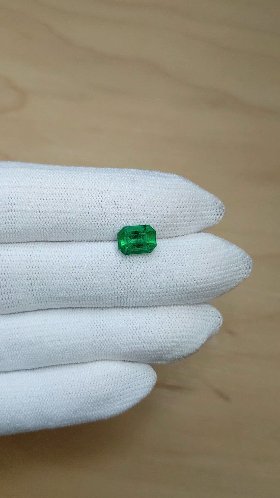 2.21 Ct. Emerald from Zambia Size Video