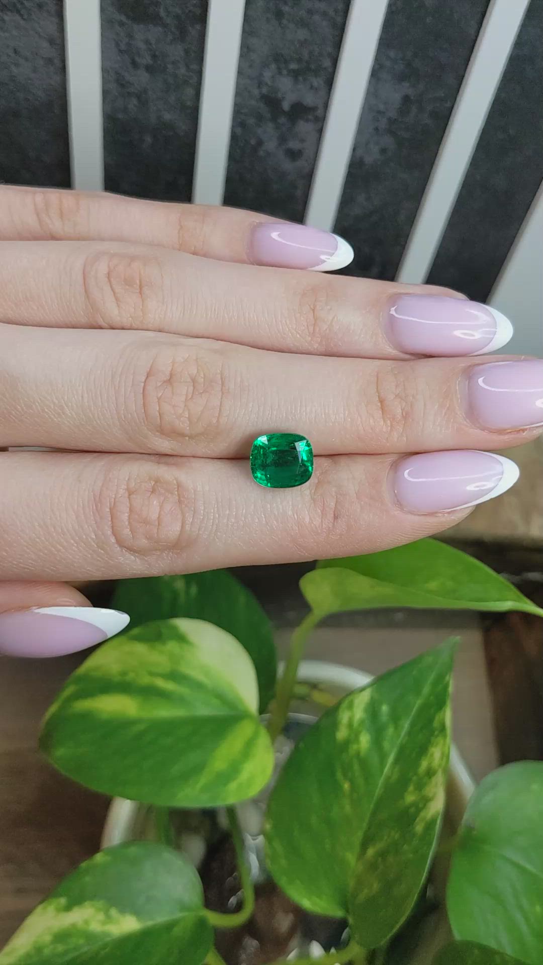 3.75 Ct. Emerald from Zambia Size Video