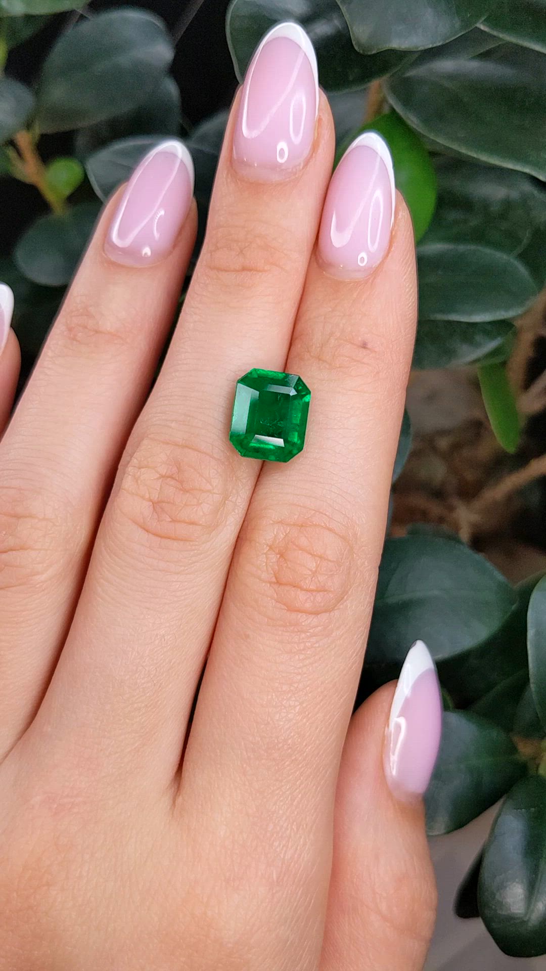 5.08 Ct. Emerald from Zambia Size Video
