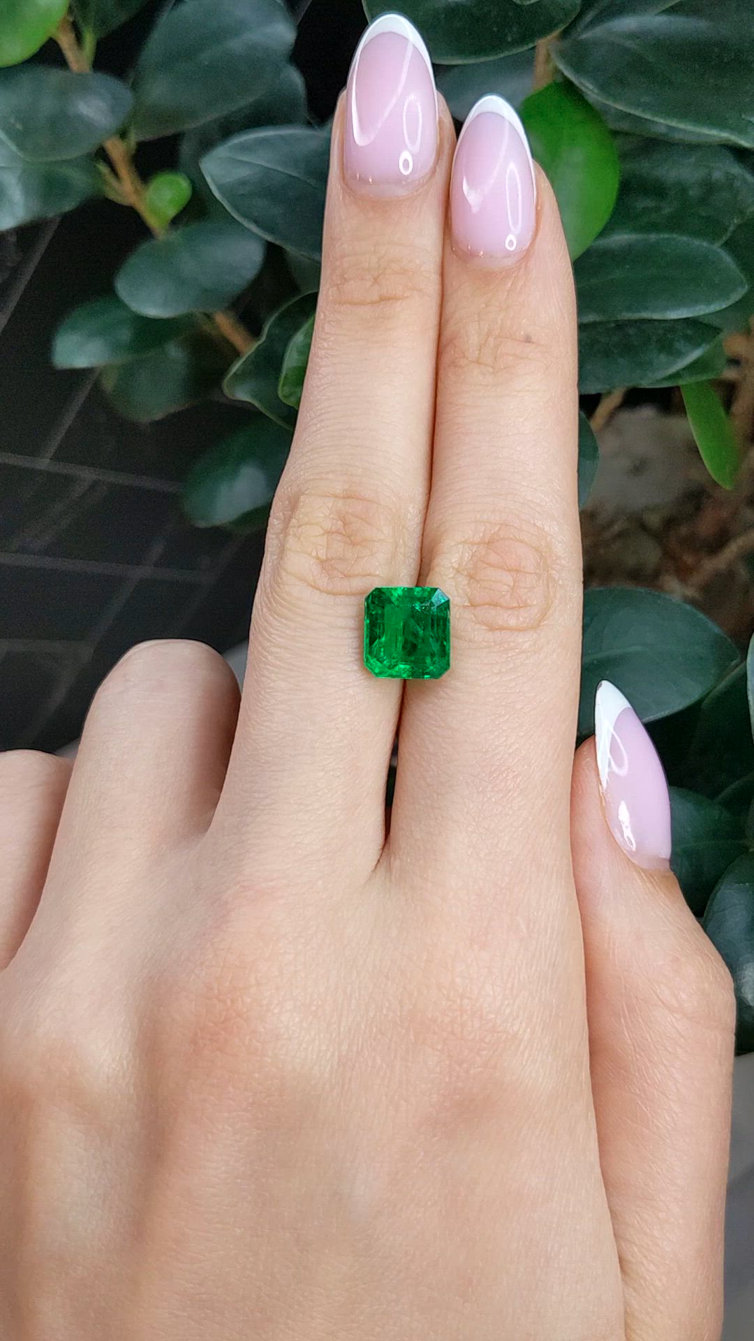 3.75 Ct. Emerald from Zambia Size Video