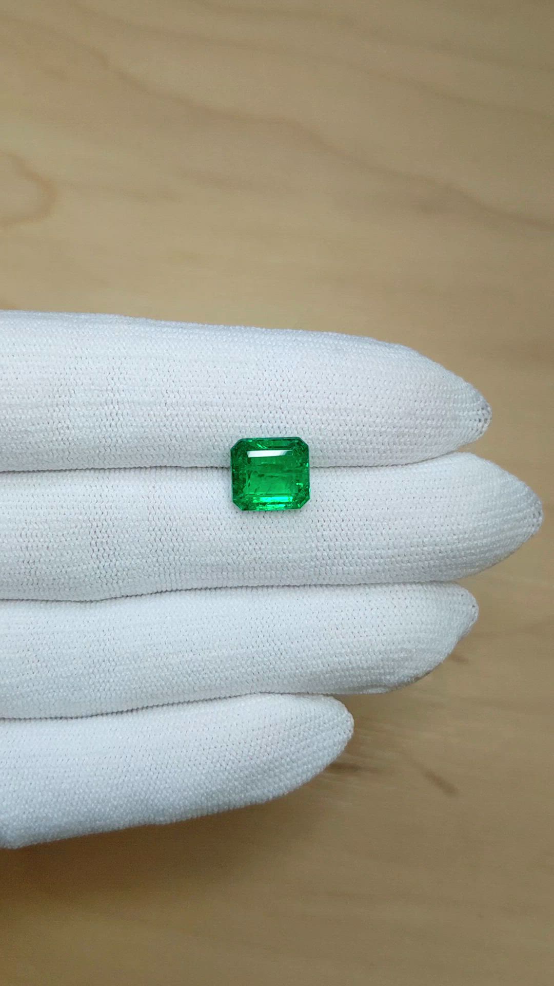 3.75 Ct. Emerald from Zambia Size Video