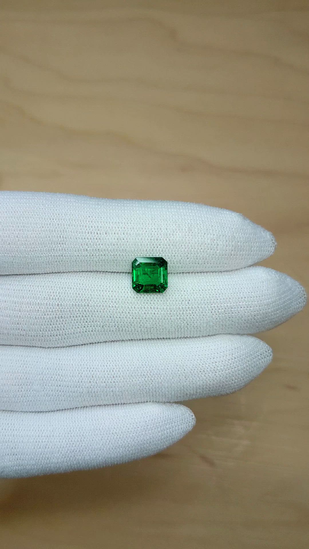 2.40 Ct. Emerald from Zambia Size Video