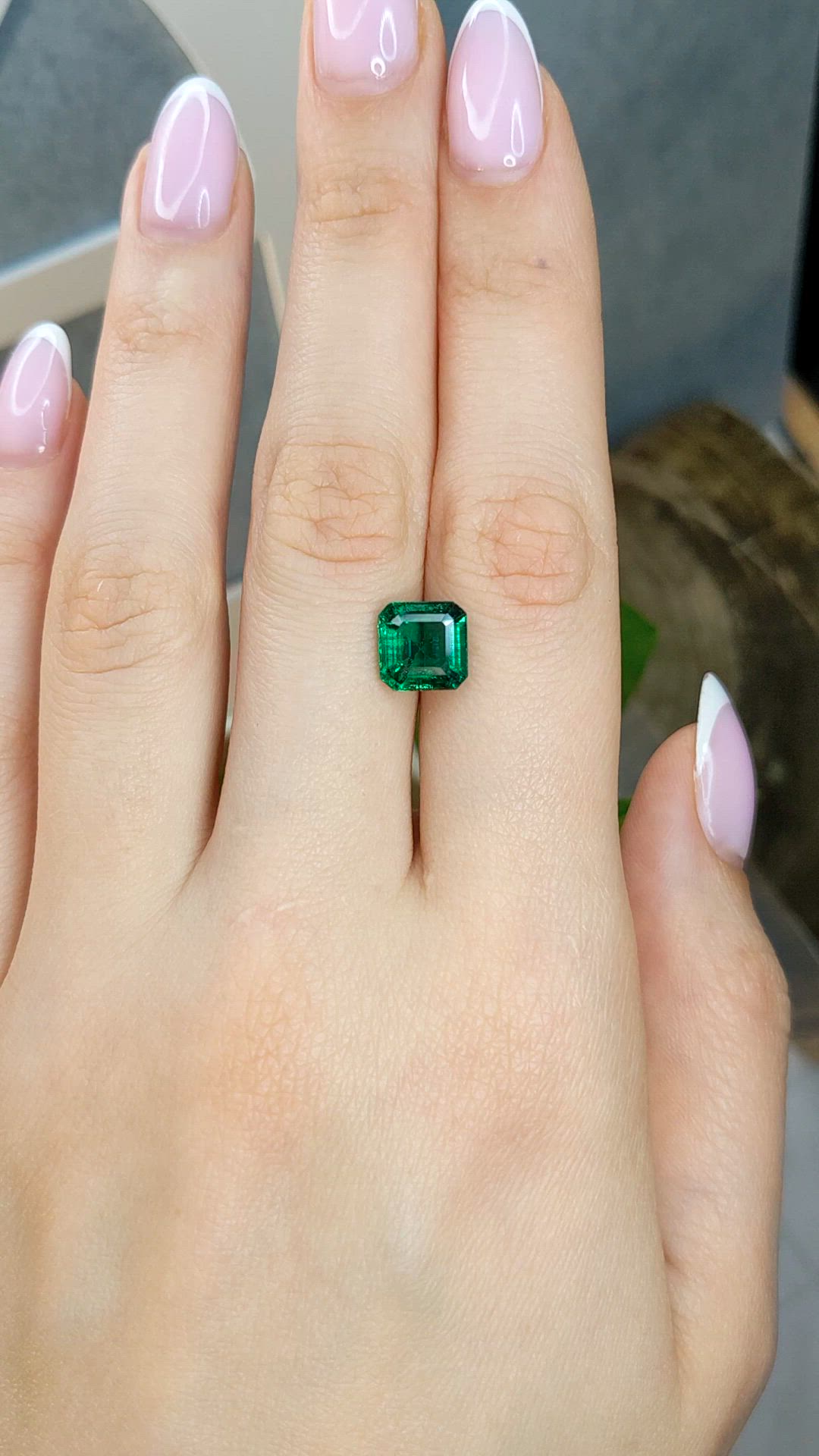 2.40 Ct. Emerald from Zambia Size Video