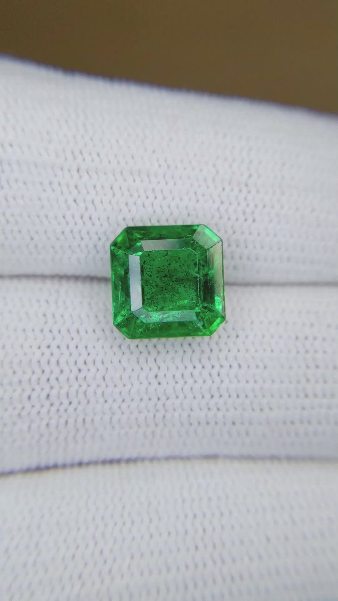 4.58 Ct. Emerald from Zambia Size Video