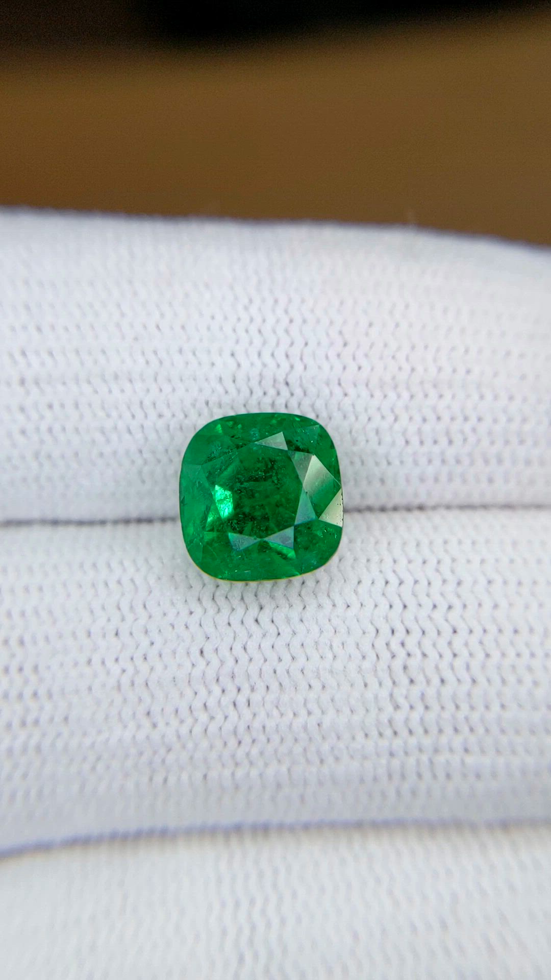 3.42 Ct. Emerald from Zambia Size Video