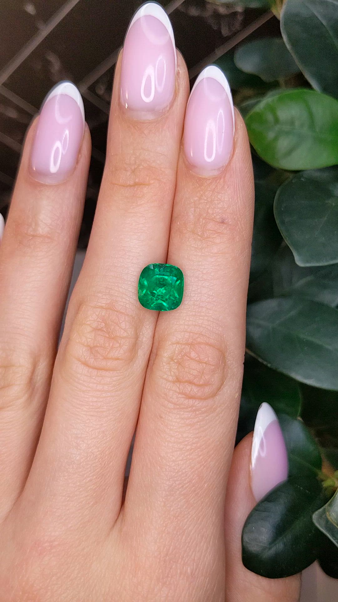 3.42 Ct. Emerald from Zambia Size Video