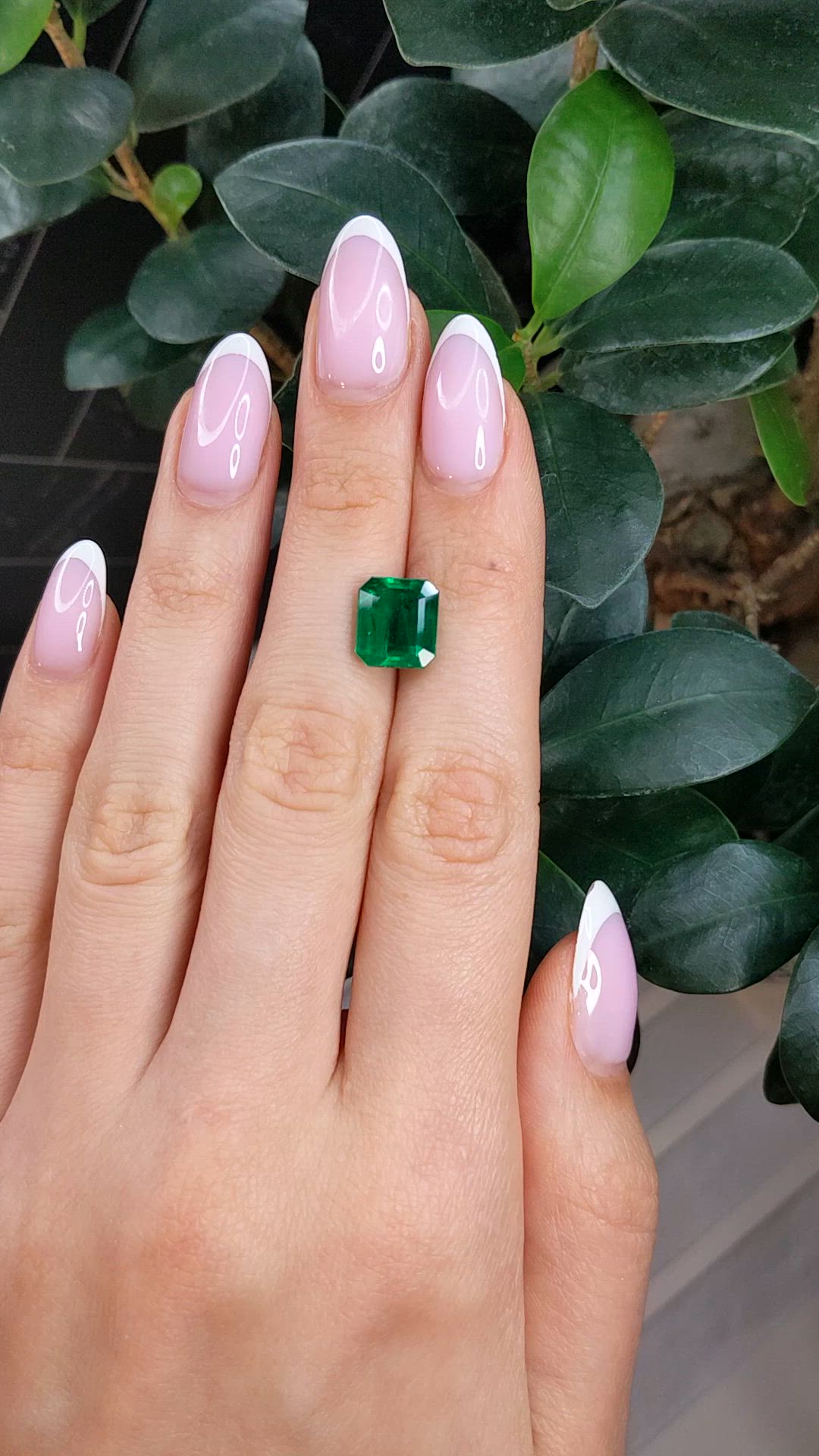 4.09 Ct. Emerald from Zambia Size Video