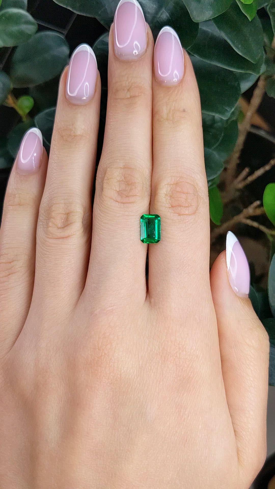 1.40 Ct. Emerald from Zambia Size Video